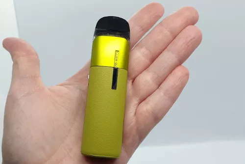 Review of Luxe Q2 Pod Kit leather chic from Vaporesso